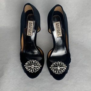 BADGLEY MISCHKA BLACK HEELS